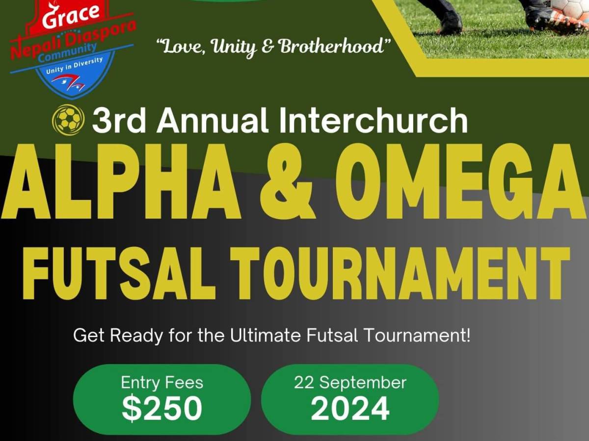ग्रेस नेपाली डायस्पोरा समुदाय (GNDC) ले तेस्रो वार्षिक फुटसल प्रतियोगिता आयोजना&nbsp;गर्दै